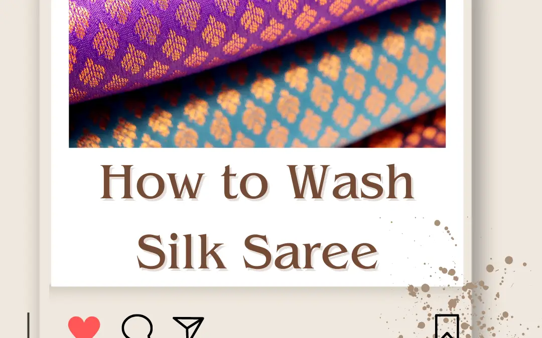 How to Wash Silk Saree at Home in 2024