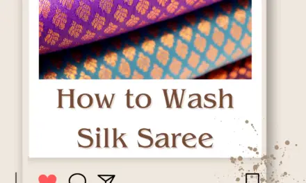 How to Wash Silk Saree at Home in 2024