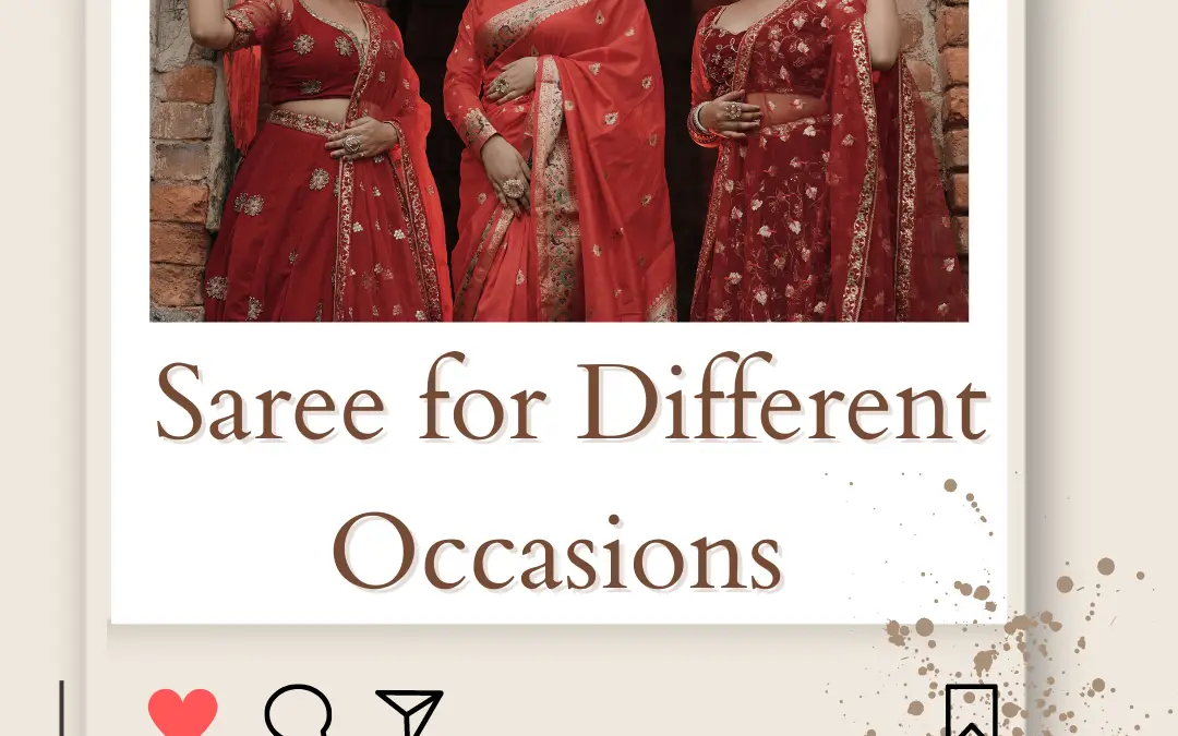 How to Wear a Saree for Different Occasions in 2024