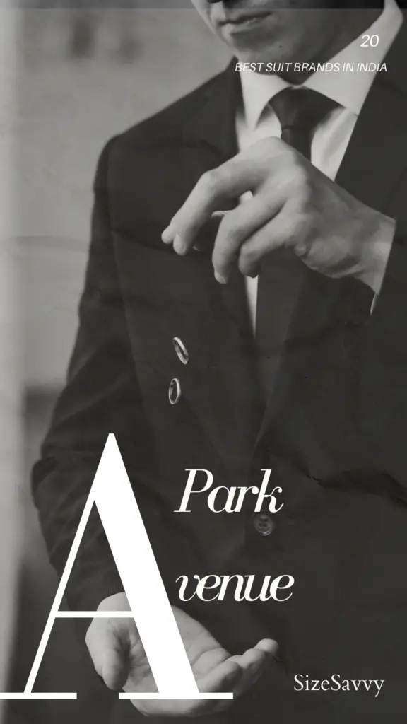 Park Avenue Suit Brand