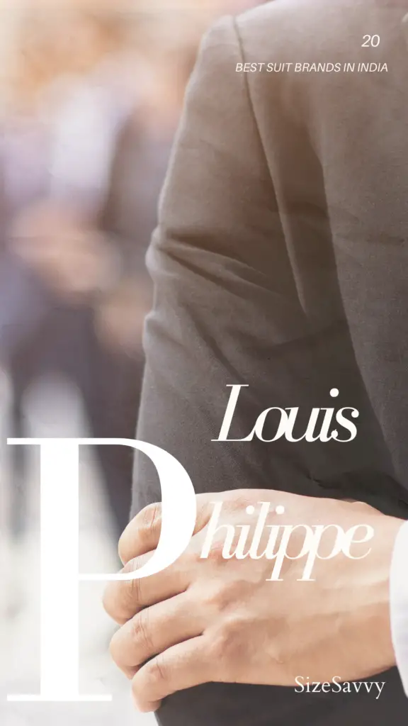 Louis Philippe Suit Brand