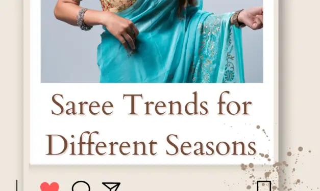 Top 5 Saree Trends for Different Seasons All Year Round in 2024