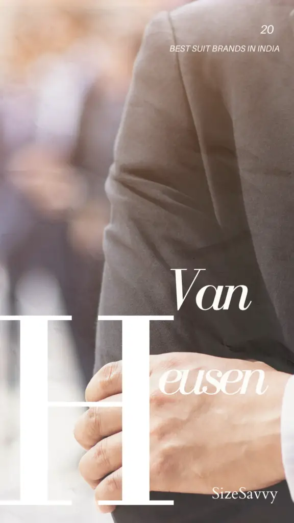 Van Heusen Suit Brand