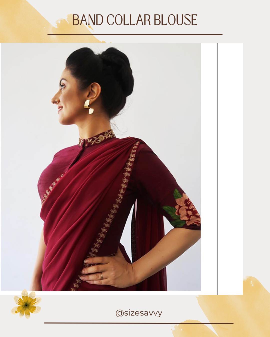 12+ Simple Collar Neck Blouse Designs in 2024 SizeSavvy