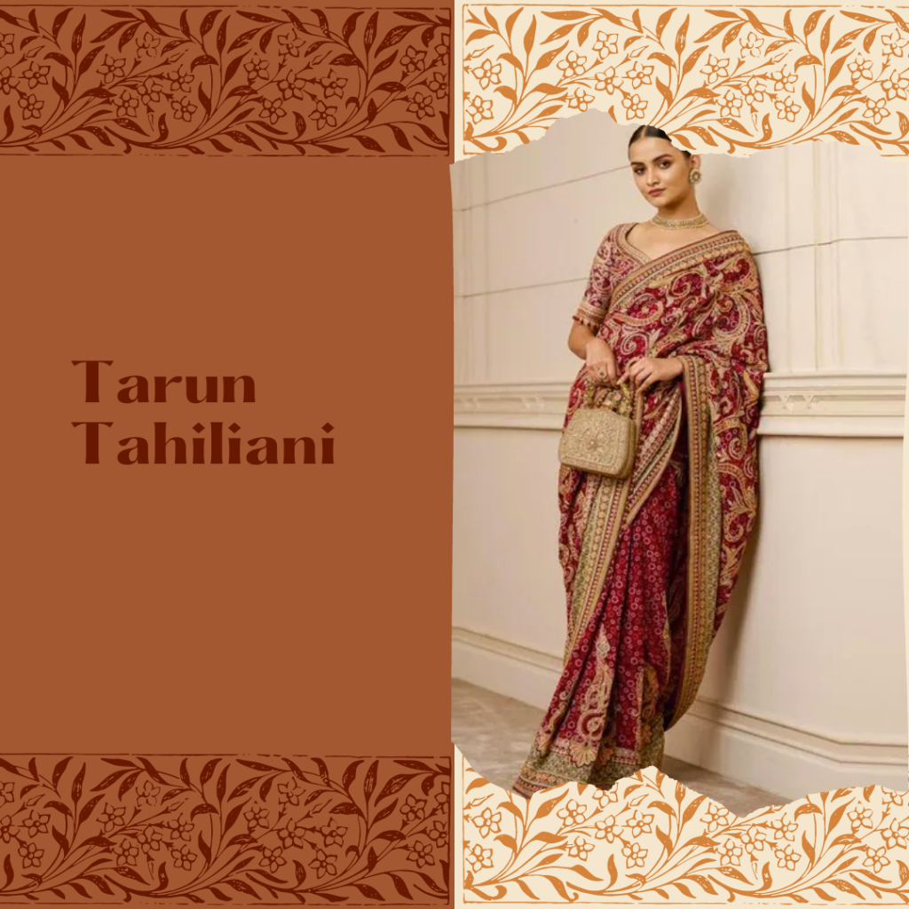 Tarun Tahiliani Saree Brand