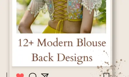 Top 12+ Modern Blouse Back Designs to Elevate Your Blouse Style 2024
