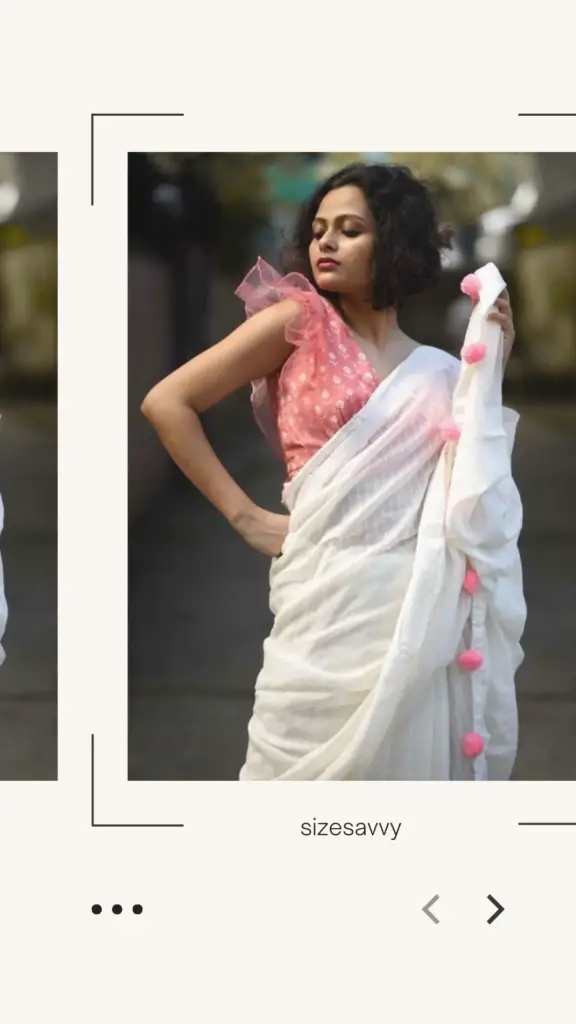 Shop Organza Fabric Saree Poses For Girls Online-cacanhphuclong.com.vn