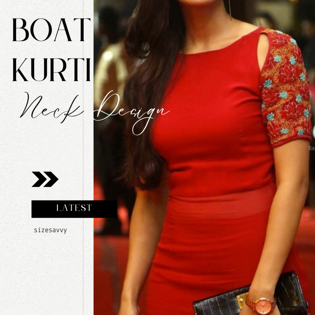 Boat Kurti Neck Design