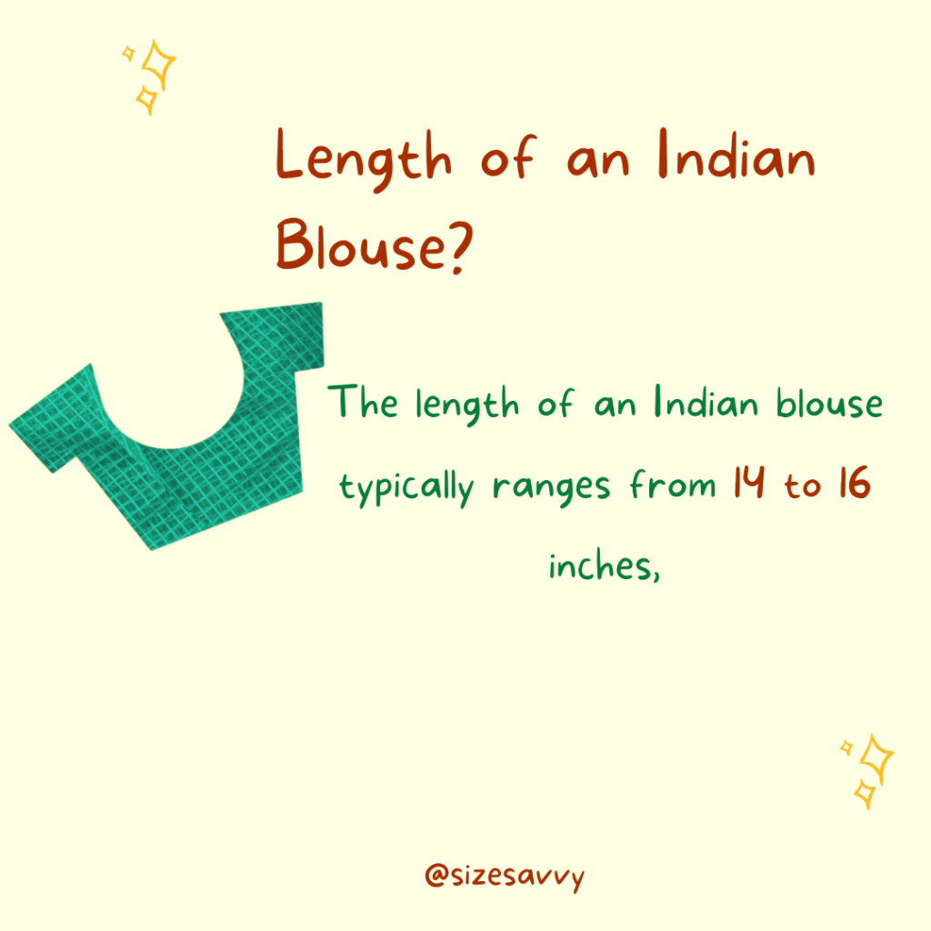 Length of an Indian Blouse