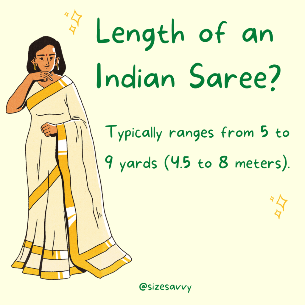 Length of an Indian Saree