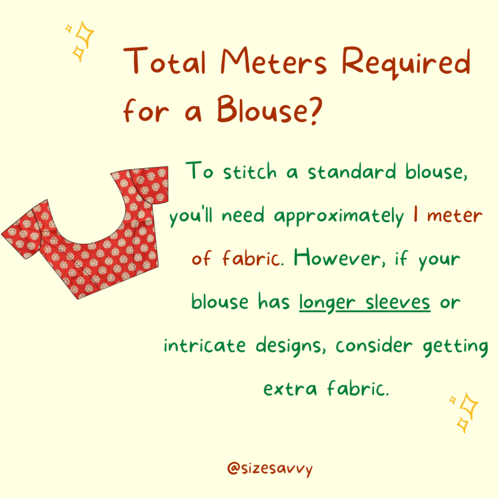 Total Meters Required for a Blouse