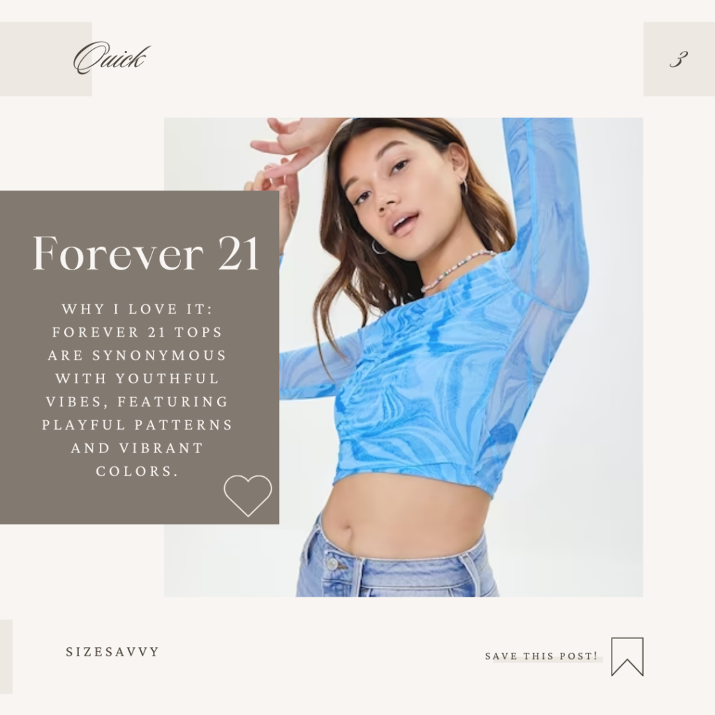 Forever 21 Tops Brand