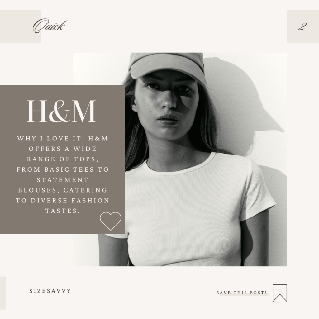 H&M Tops Brand