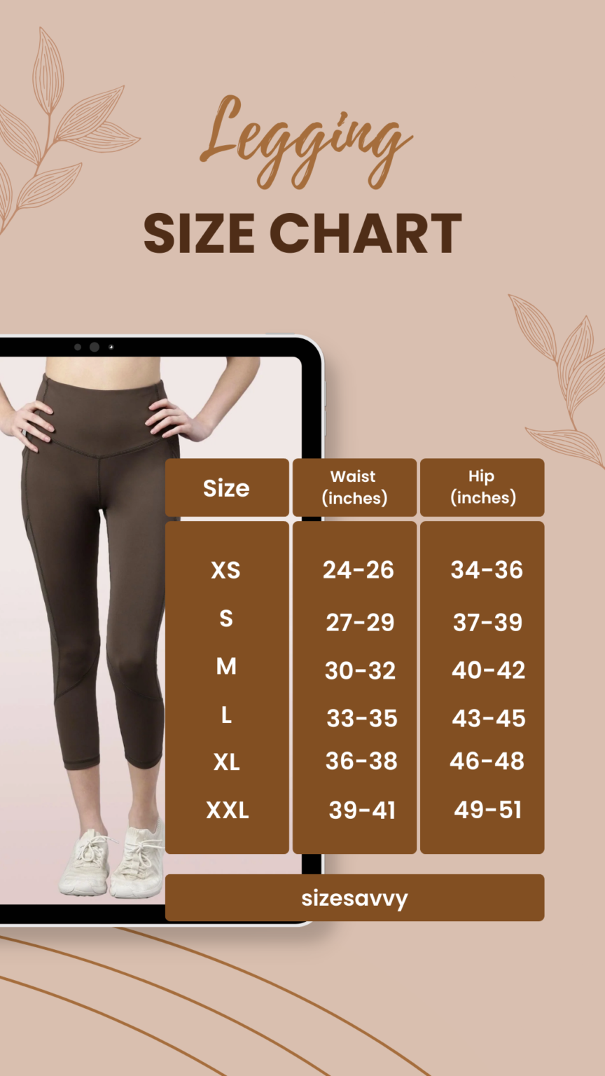 How To Choose Legging Sizes for Beginners Find the Perfect Legging Fit ...