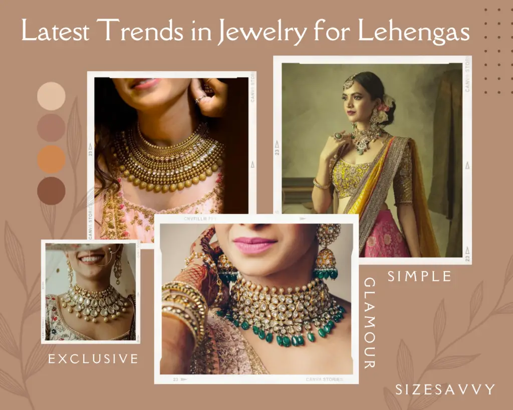 Latest Trends in Jewelry for Lehengas