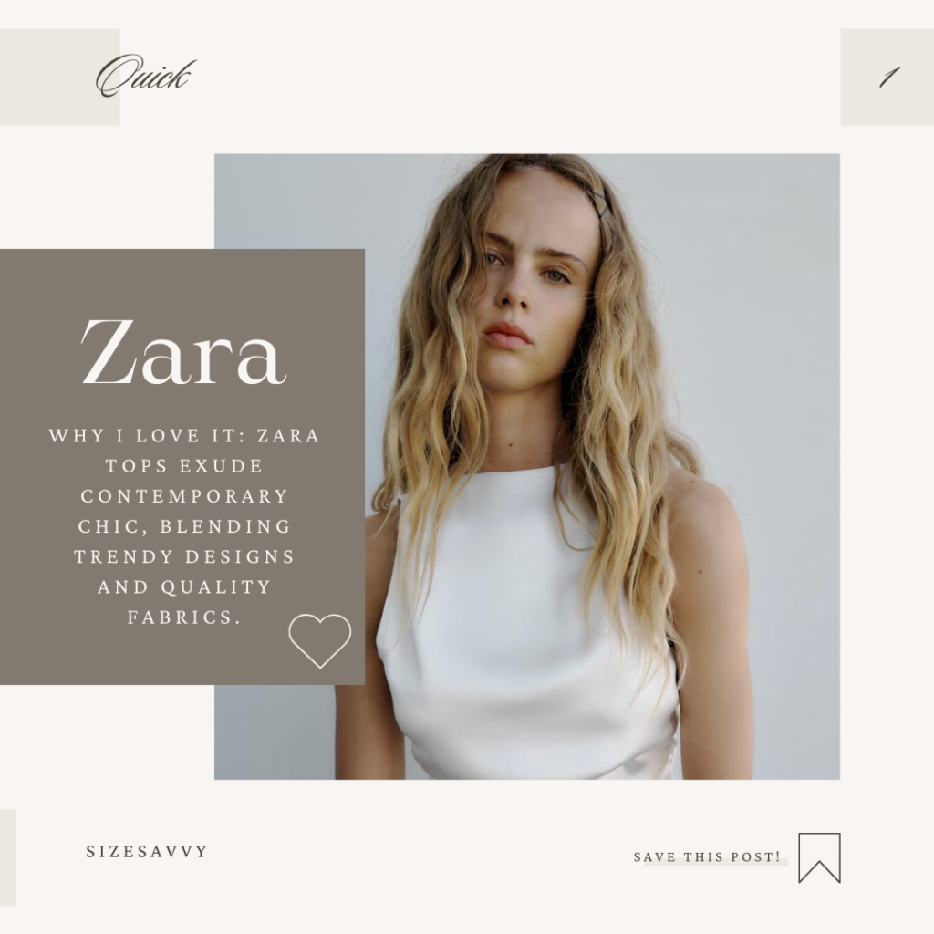 Zara Tops Brand
