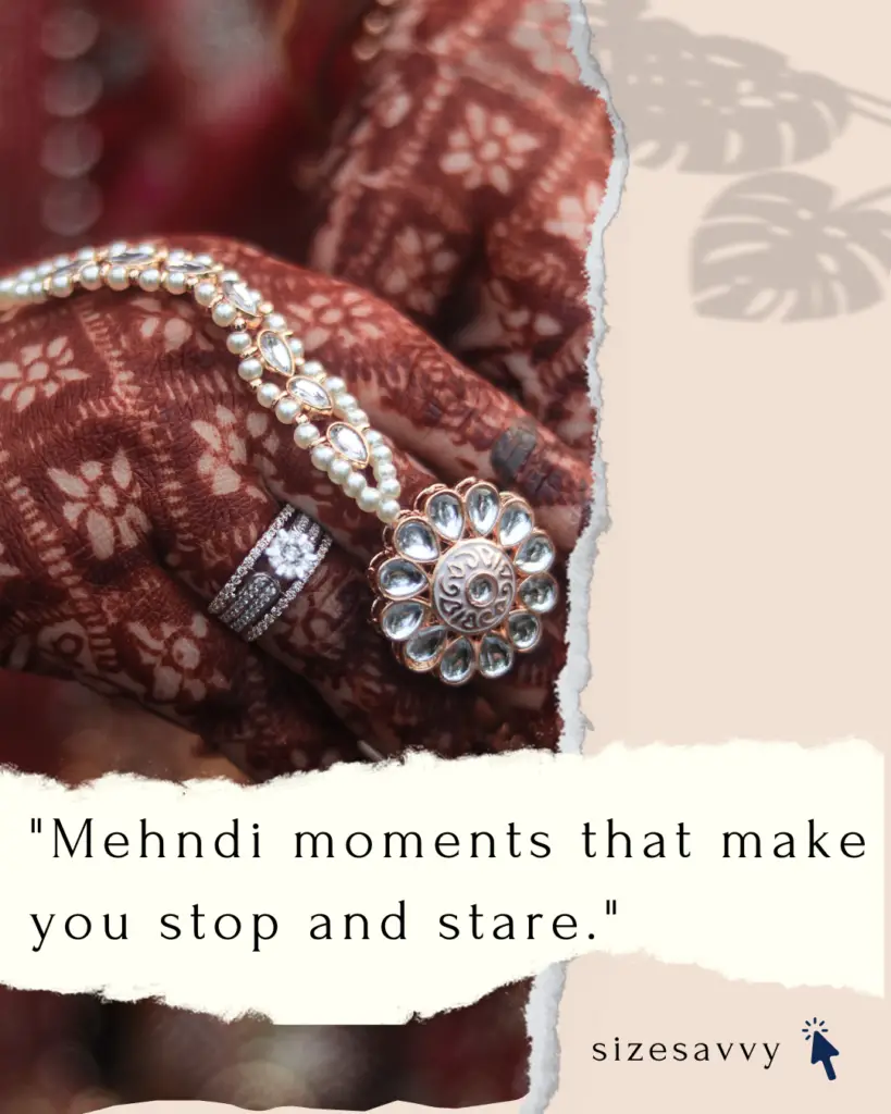 Catchy Mehndi Captions for Instagram
