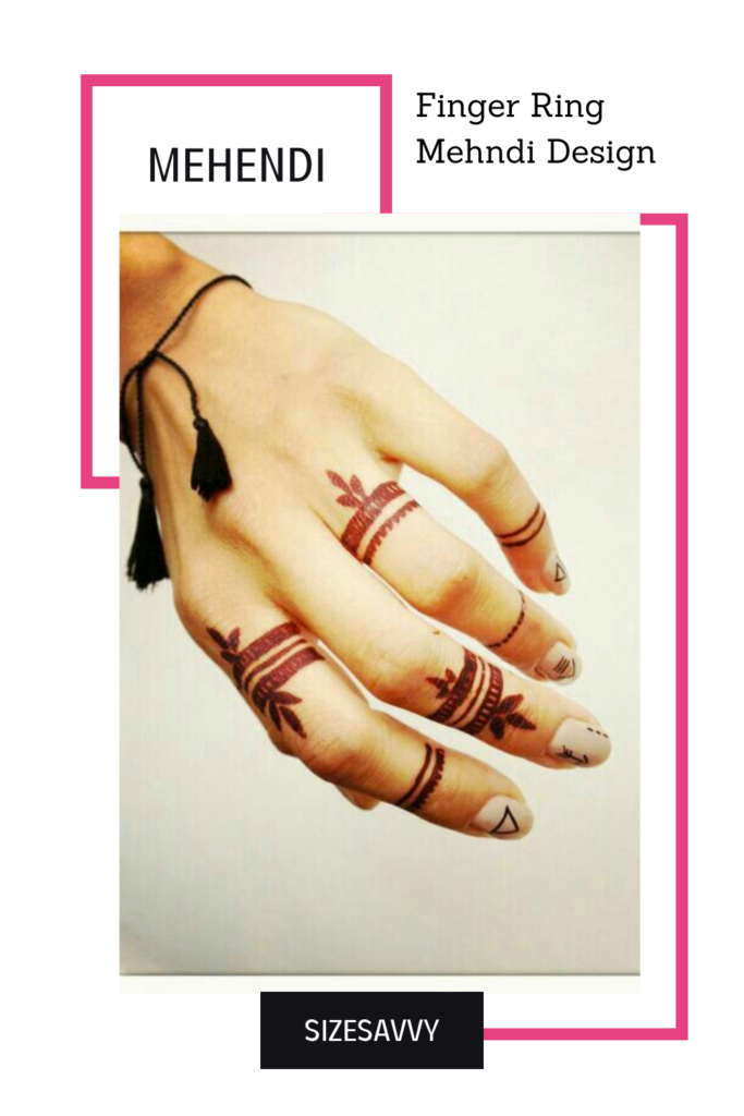 Finger Ring Mehndi Design