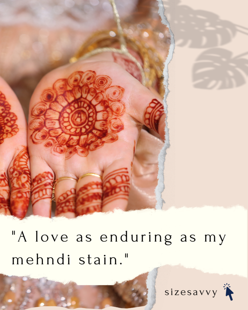 Mehndi Captions for Wedding