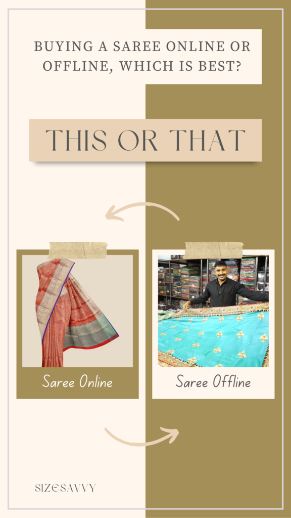 Buying a Saree Online or Offline Which is Best