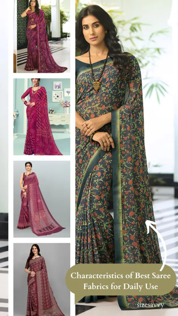 Characteristics of Best Saree Fabrics for Daily Use
