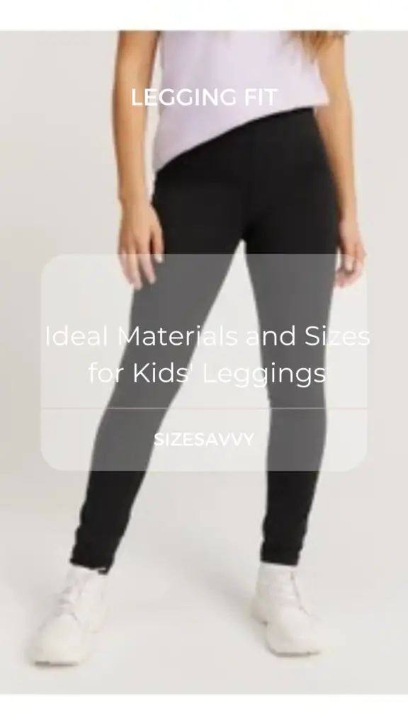 Ideal Materials and Sizes for Kids' Leggings
