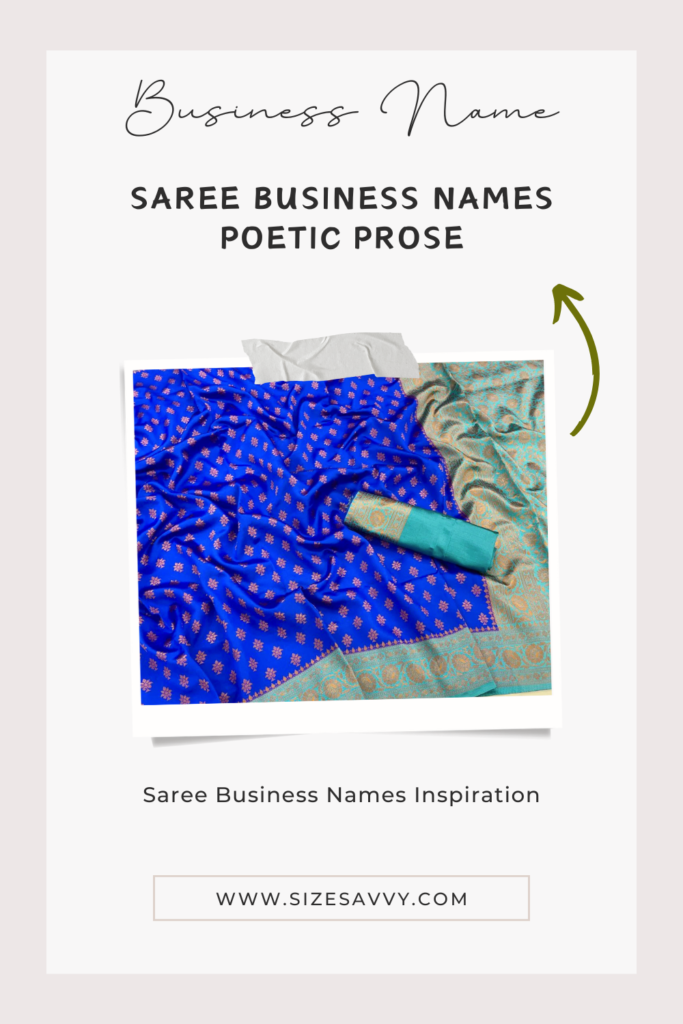 Saree Business Names Poetic Prose
