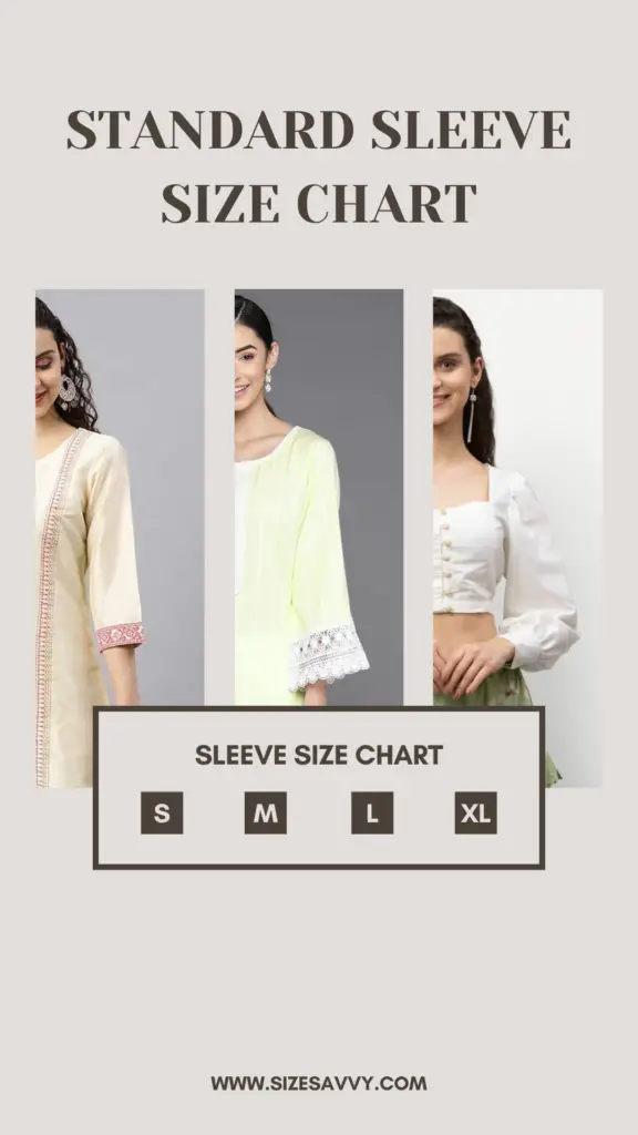 Standard Sleeve Size Chart