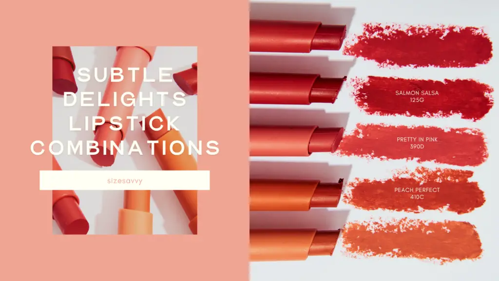 Subtle Delights Saree Lipstick Combinations