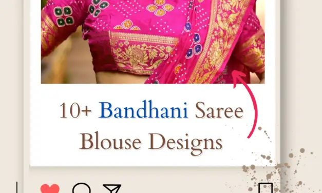 Dazzle in Dots Style Bandhani Saree Blouse Designs in 2024