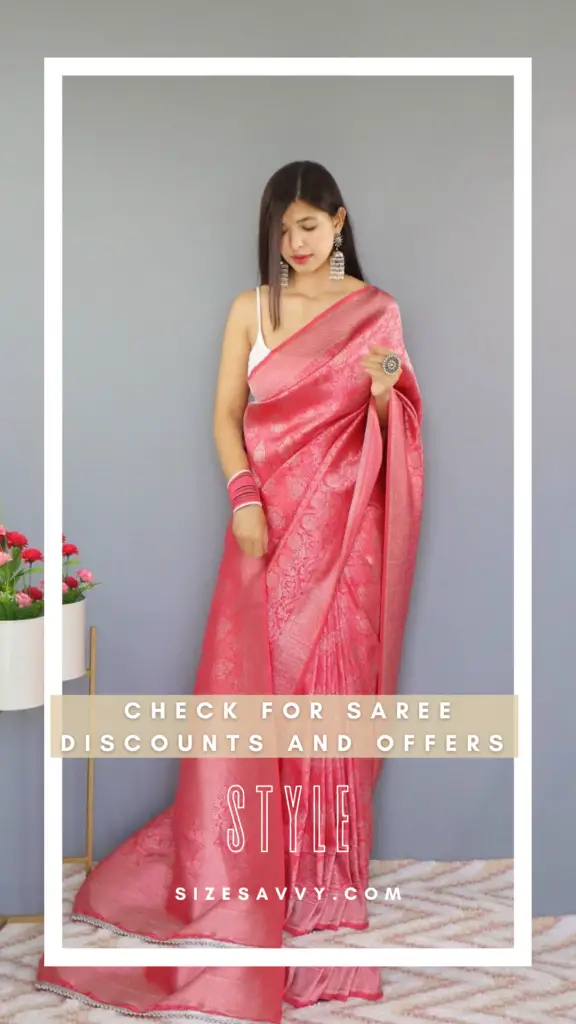 Check for Saree Discounts and Offers