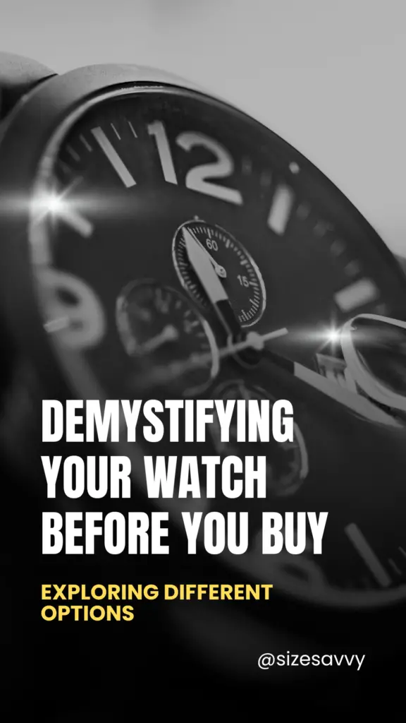 Demystifying Your Watch Before You Buy
