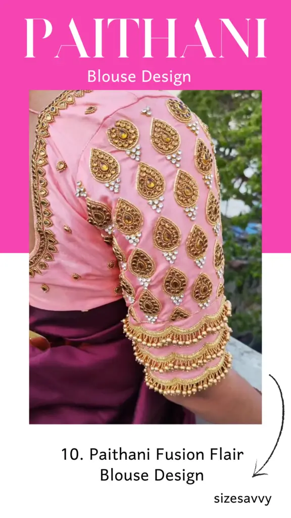 Paithani Fusion Flair Blouse Design