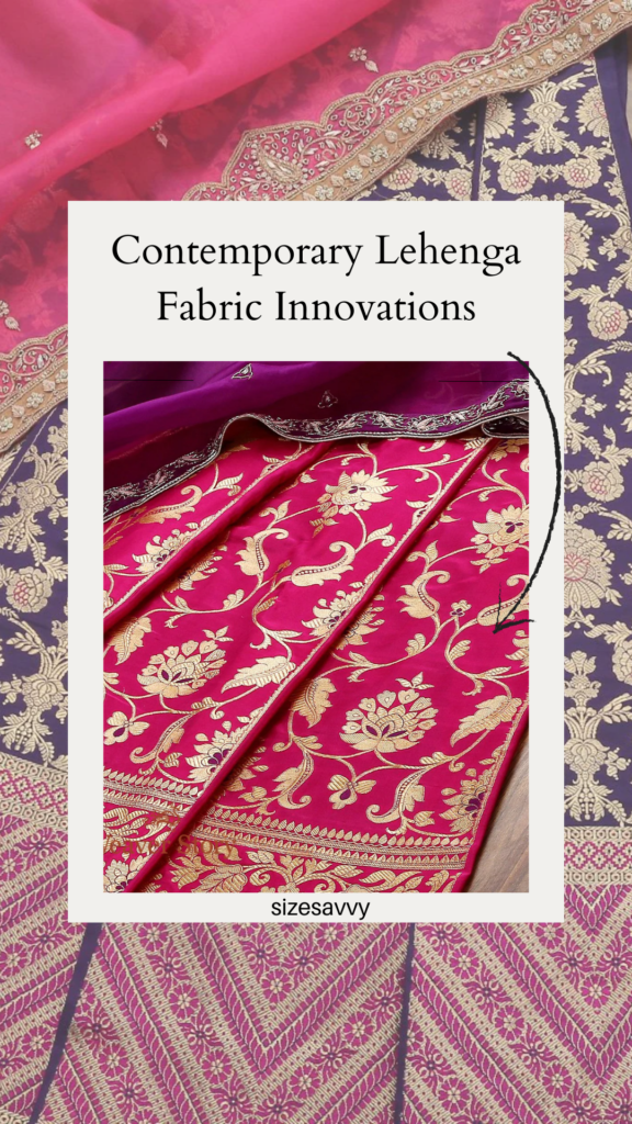 Contemporary Lehenga Fabric Innovations