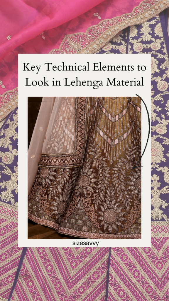 Key Technical Elements to Look in Lehenga Material