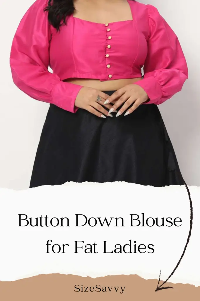 Button Down Blouse for Fat Ladies