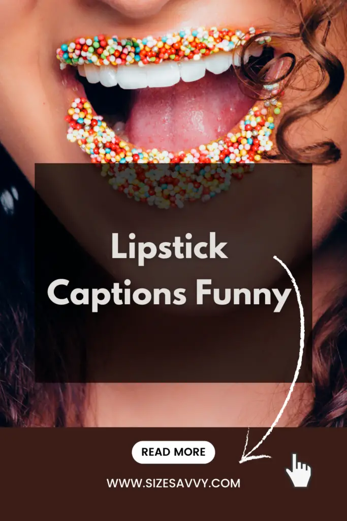Lipstick captions funny