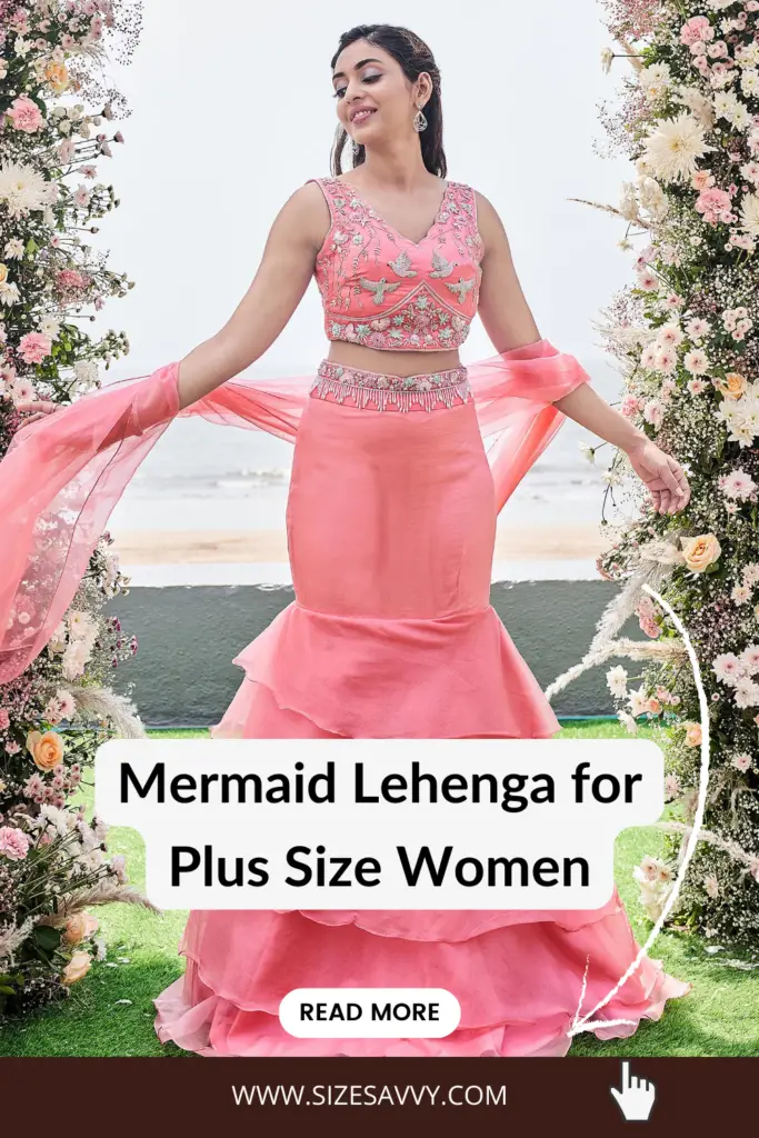 Mermaid Lehenga for Plus Size Women