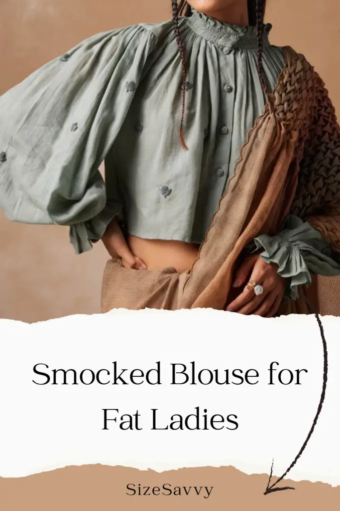 Smocked Blouse for Fat Ladies