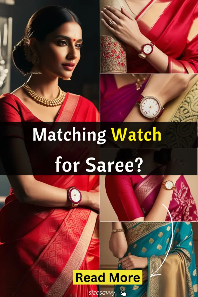 Matching Watch for Saree