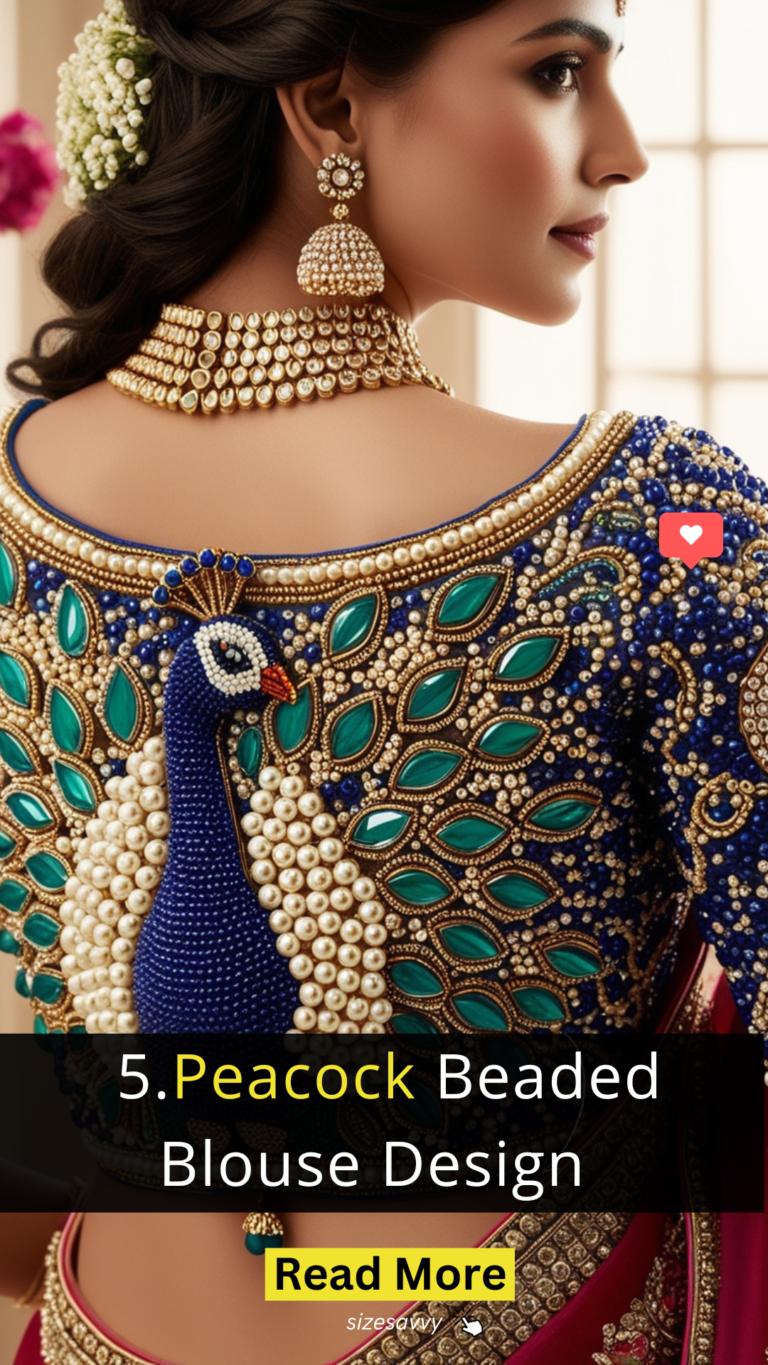 Top 7+ Unique Peacock Blouse Designs You Must Try in 2024 - SizeSavvy